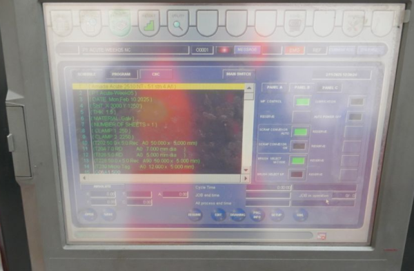 Amada AC 2510 NT CNC Turret Punch with full load -unload automation - Image 3