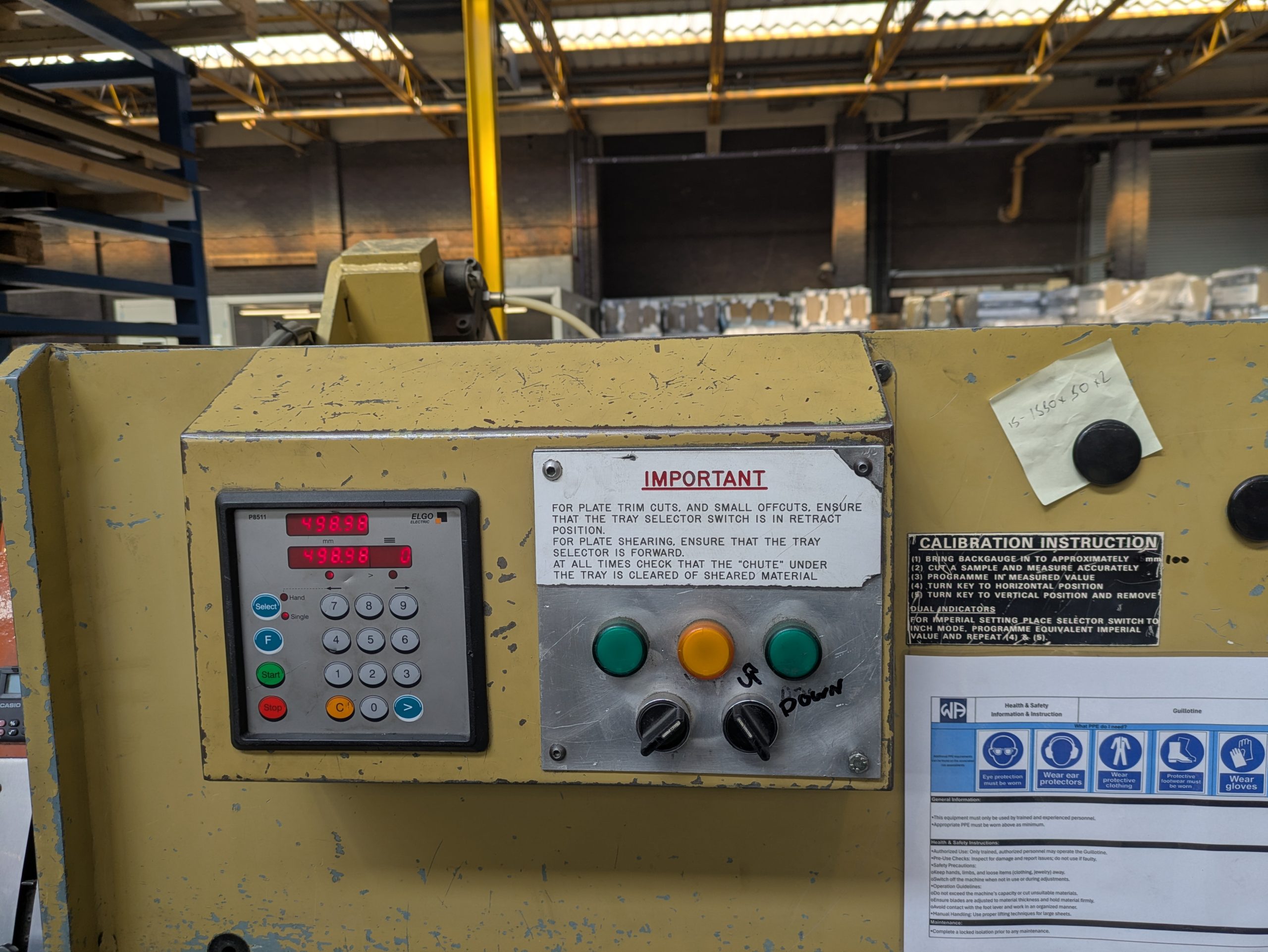 Hydraulic guillotine shear GE 6.5/3000 HYDRAULIC CNC PROGRAMMABLE - Image 2