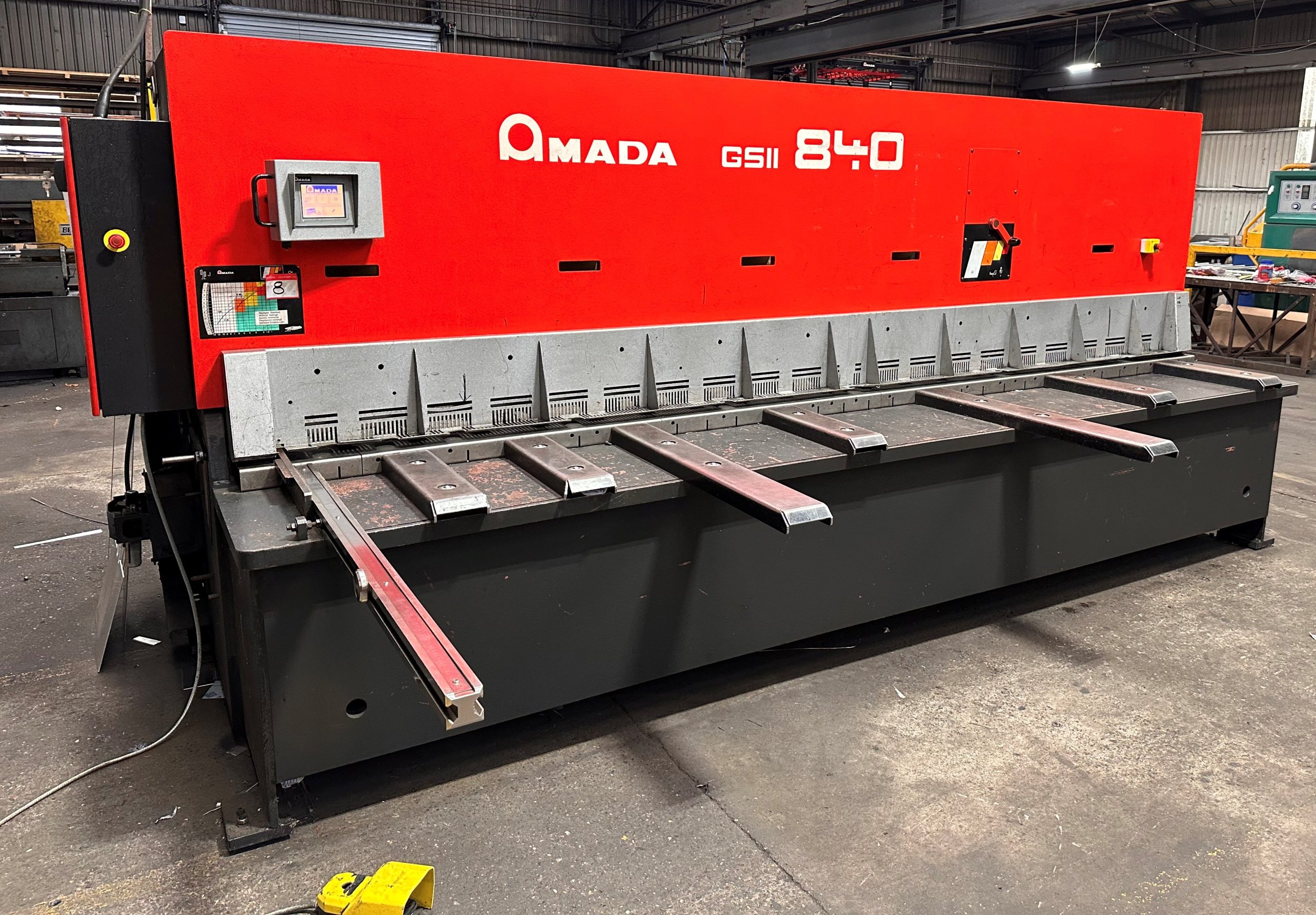 AMADA MODEL GS 11 840 8 mm x 4050 HYDRAULIC - Image 3