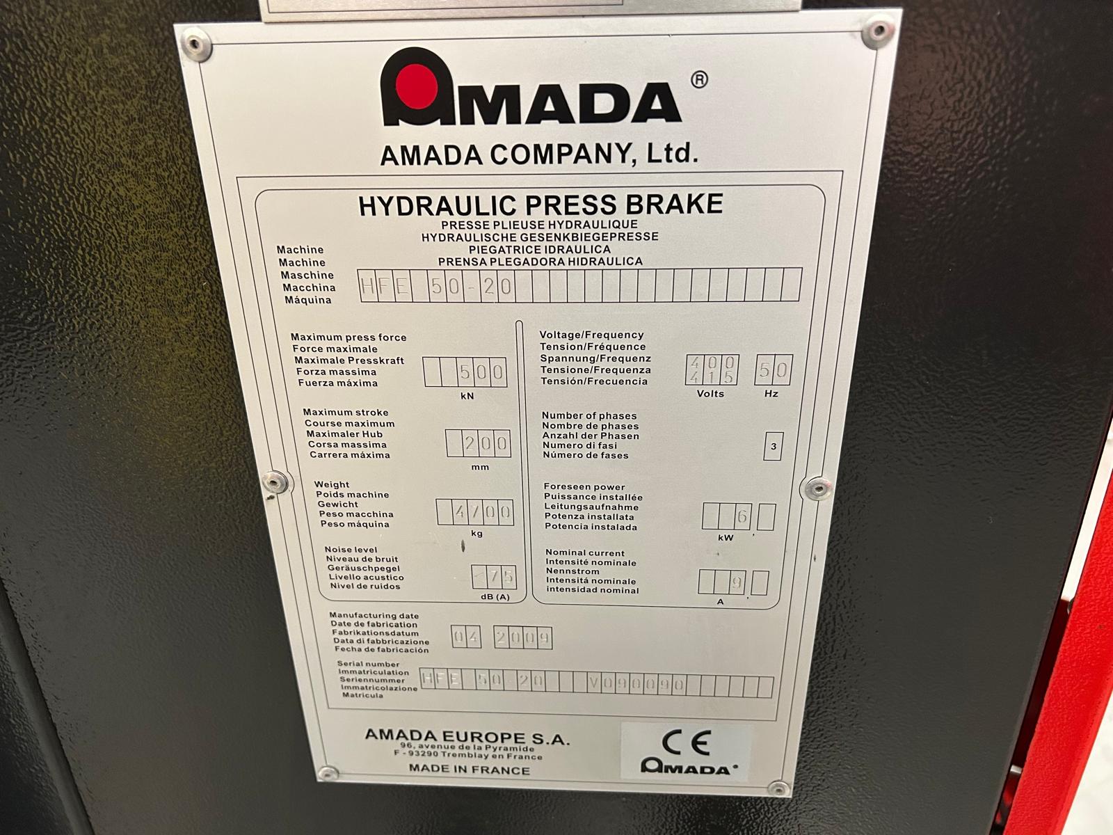 AMADA HFE 50/20 - Image 6